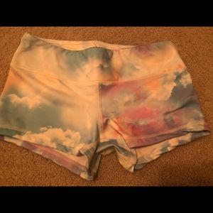 FLEO pastel colored clouds shorts, medium